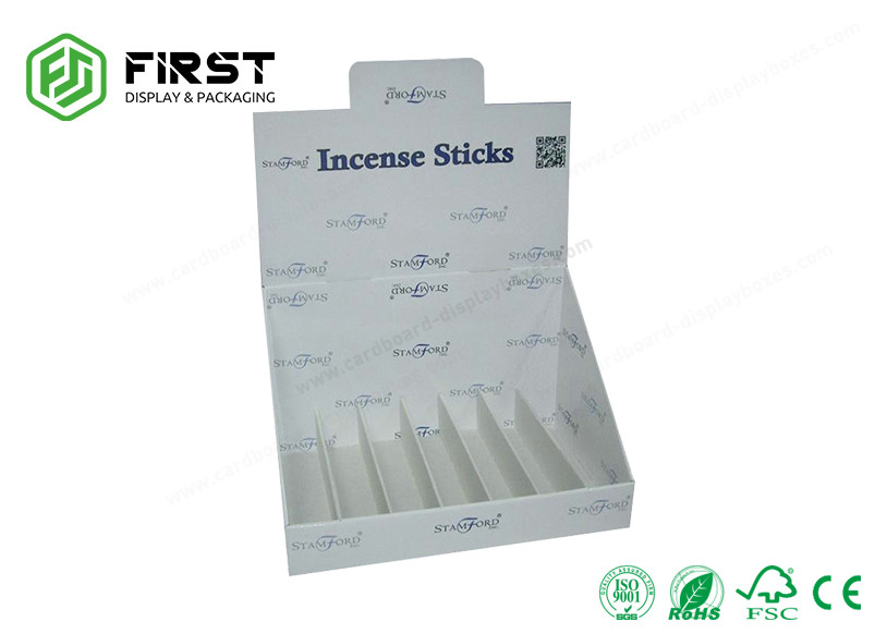ODM Corrugated Countertop Display Matte Laminated Cardboard Counter Display Stand