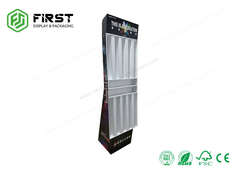 OEM Customized Foldable POP Carton Stand Custom Retail Cardboard Floor Display Stand